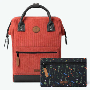 Aventurer rojo - Mediano - Mochila Cabaïa reinventa los accesorios para mujeres, hombres y niños: Mochilas, Bolsos de viaje, Maletas, Bolsos bandolera, Kits de viaje, Gorros...