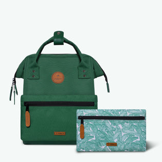 Adventurer verde scuro - Mini - Zaino Cabaïa reinventa gli accessori per donne, uomini e bambini: Zaini, Borsoni, Valigie, Borse a tracolla, Kit da viaggio, Berretti...