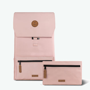 City pink - Medium - Backpack Cabaïa reinvents accessories for women, men and children: Backpacks, Duffle bags, Suitcases, Crossbody bags, Travel kits, Beanies... 