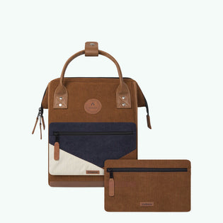 Adventurer brown - Mini - Backpack Cabaïa reinvents accessories for women, men and children: Backpacks, Duffle bags, Suitcases, Crossbody bags, Travel kits, Beanies... 