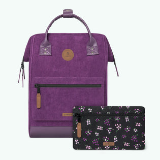 Adventurer purple - Medium - Backpack Cabaïa reinvents accessories for women, men and children: Backpacks, Duffle bags, Suitcases, Crossbody bags, Travel kits, Beanies... 