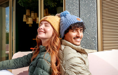 Adult beanies with bobbles