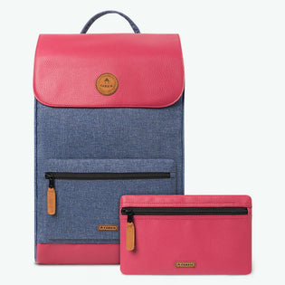 City navy - Medium - Backpack Cabaïa reinvents accessories for women, men and children: Backpacks, Duffle bags, Suitcases, Crossbody bags, Travel kits, Beanies... 