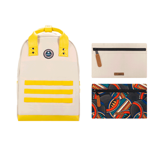 Old school cream - Medium - Backpack - Cabaïa Europe -  - Cabaïa Europe