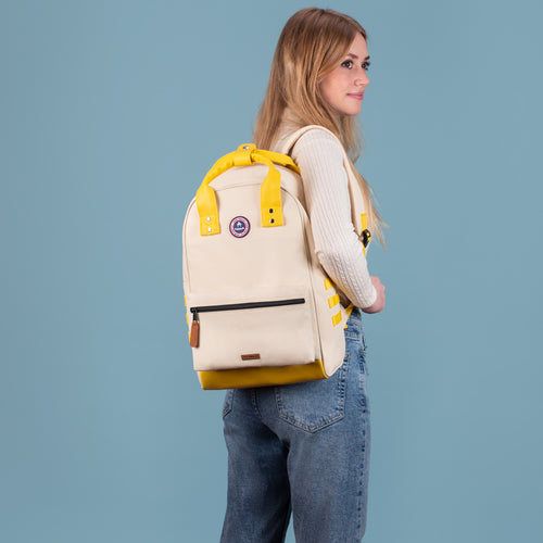 Old school cream - Medium - Backpack - Cabaïa Europe -  - Cabaïa Europe