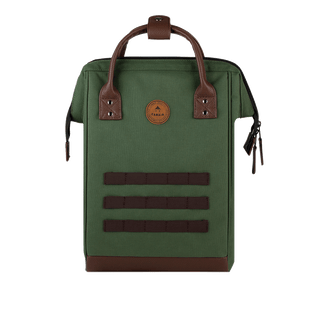 Adventurer green - Medium - Backpack - No pocket Cabaïa reinvents accessories for women, men and children: Backpacks, Duffle bags, Suitcases, Crossbody bags, Travel kits, Beanies... 